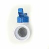 Thrifco Plumbing 2 Inch Slip PVC Ball Valve, Blue Handle, Heavy Duty 6415215